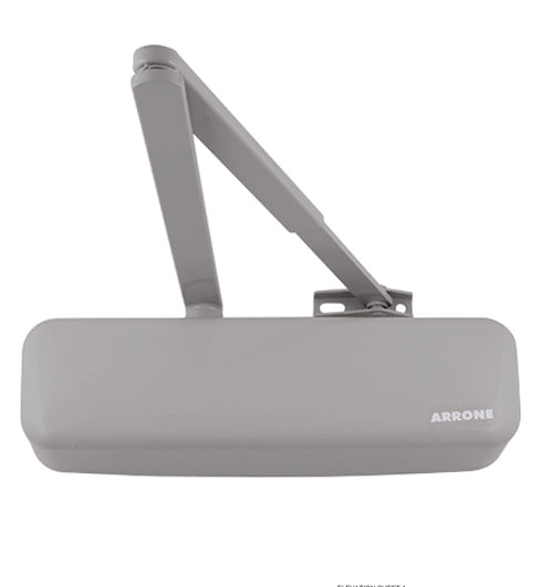 Arrone AR3500 Overhead Door Closer in Manhattan Grey finish with designer cover